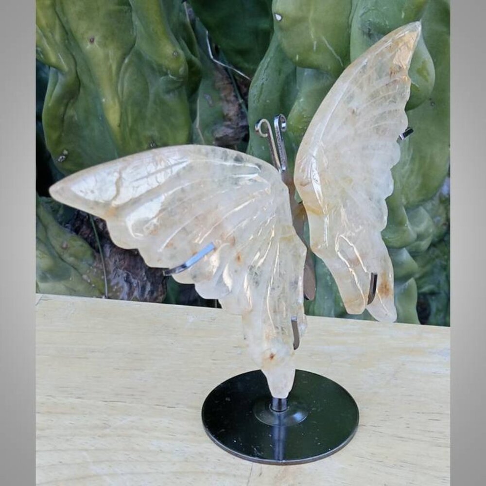 Golden Healer Quartz BUTTERFLY 01 ABUNDANCE PROSPERITY - Picture 4 of 6